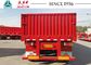 3 Axles 40ft Drop Side Flatbed Trailer For Shipping Container