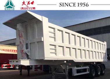 65 Tons 3 Axles Heavy Duty Tipper Trailer Custom Dimension With BPW Brand Axle